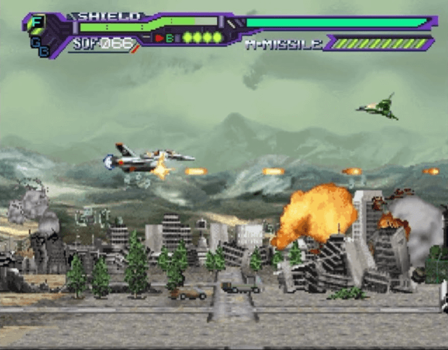 Choujikuu Yousai Macross screenshot 4 for Sega Saturn